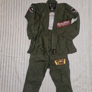 Olive Green Gracie Gi Set